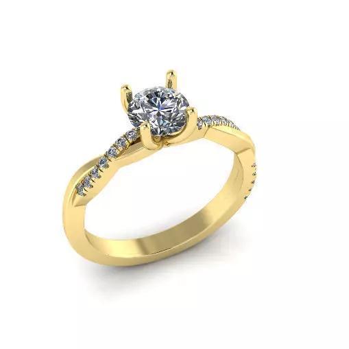 Solitaire ring Model 7544