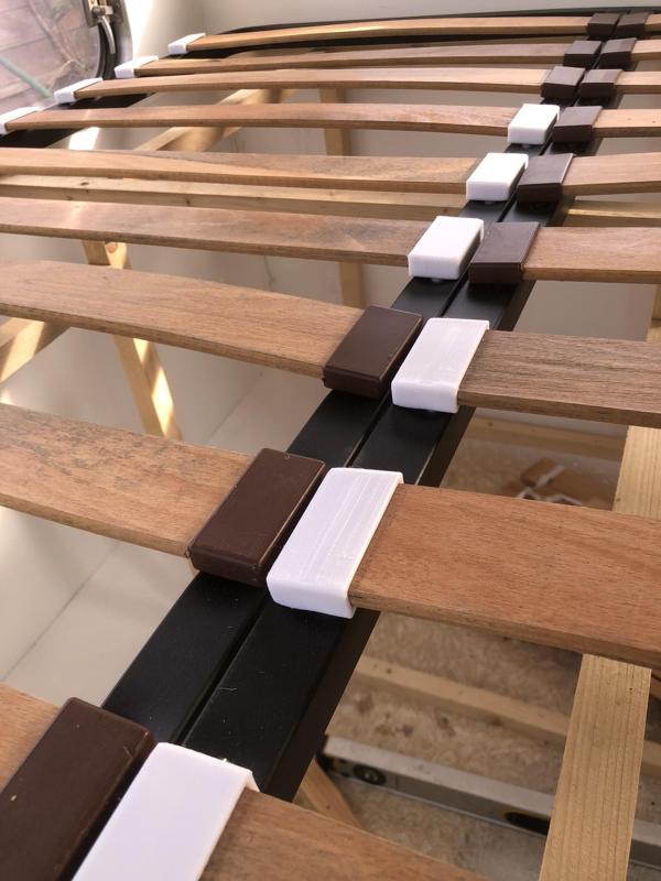 Bed end caps: Replacement slat clips