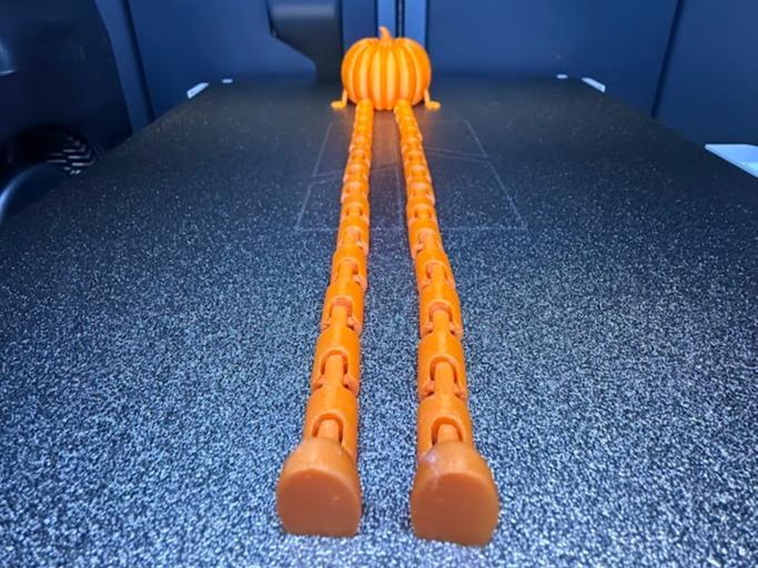 Super Long Pumpkin Flexi Legs