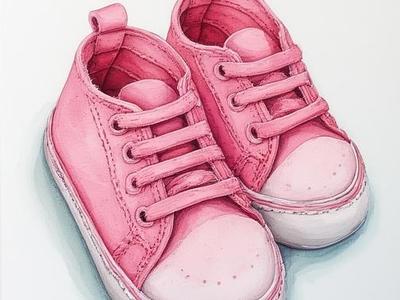 pink shoes - I