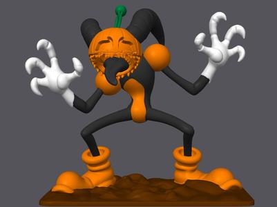 Horror Pumpkin Head Backrooms Edition