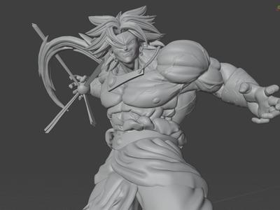 Life-Size Broly SSJ2 The Legendary Beast Edition
