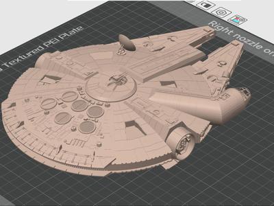 Millennium Falcon (high detailed) 800mm long
