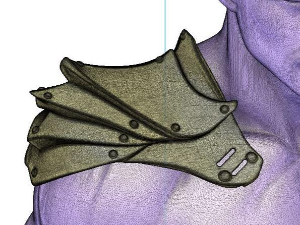 The Shoulder of Titans – Modular Combat Pauldron