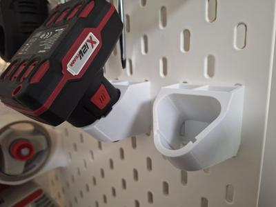 Skadis/Skådis Parkside 12V Battery Holder / Akkuhalter