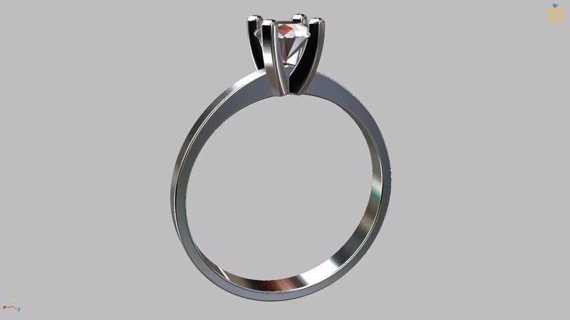 Solitaire Ring 5 00mm Gem
