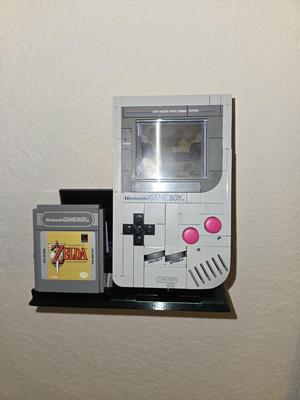 Lego Gameboy wall mount/stand and support
