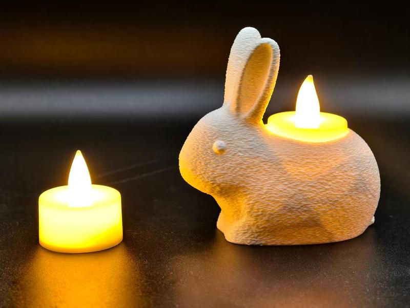 [Mid-Autumn Festival] Fluffy Surface Cute Rabbit Lamp