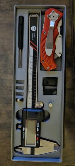 2x6 Gridfinity Caliper Holder
