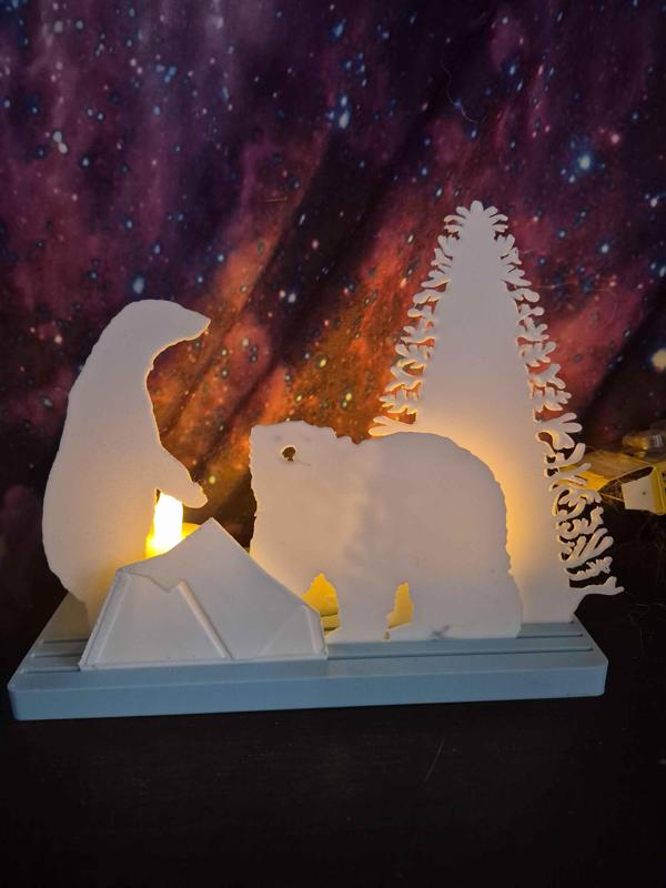 Lumiere ambiance ours polaire