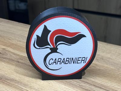 LightBox Italian Carabinieri Lamp