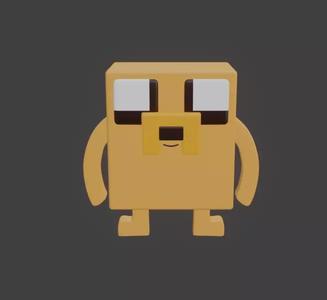 Adventure Time Jake The Dog Minecraft Form
