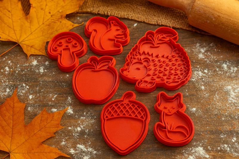 Whispers of Autumn – 3D Cookie Cutter Collection