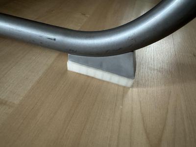 Ikea Hemberg table frame riser for vacuum robot safety