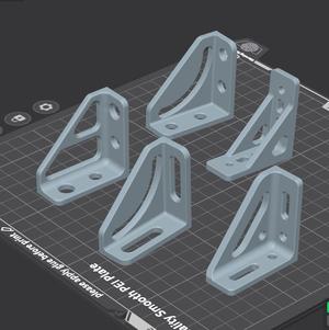 TechMount Corner Bracket Set 50×50×20
