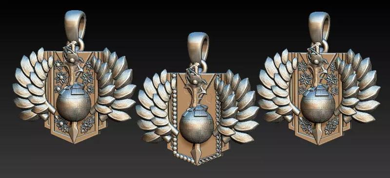 Tilting Shields Pendant collection
