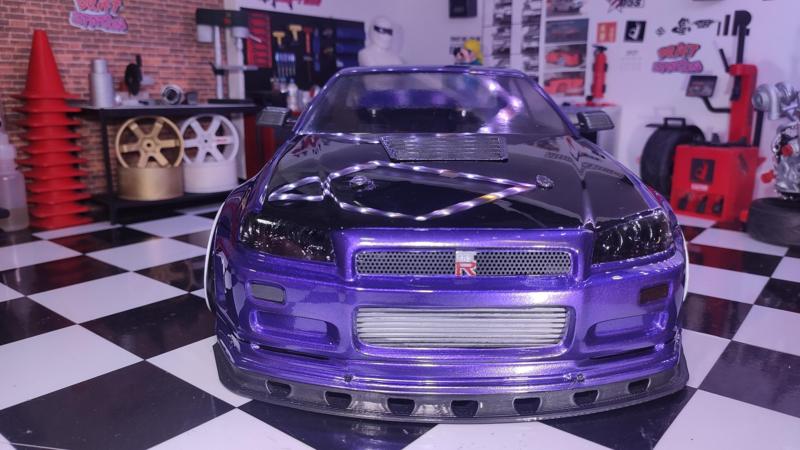body kit for Nissan R34 from Aplastics brand