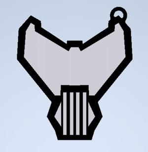 Batman Absolute Bane Keychain/Magnet