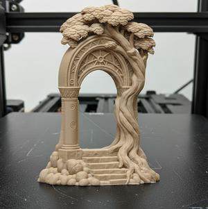 Free Enchanted Tree Archway – Fantasy 3D Printable Diorama