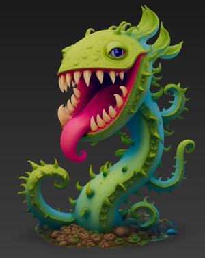 Decorative carnivorous plant