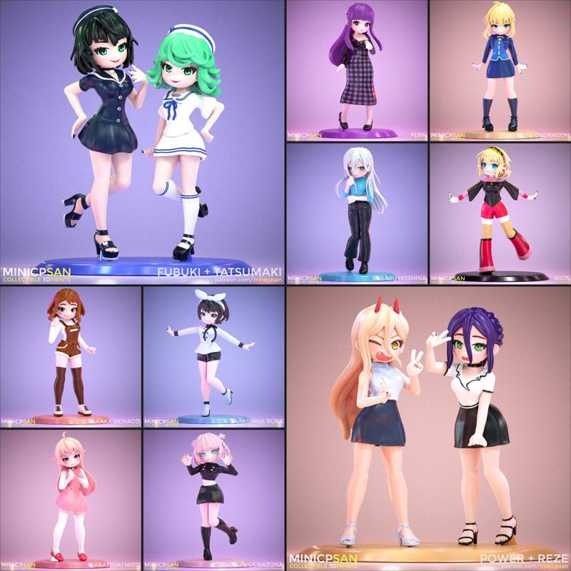 August 2025 Cute Mini Figures Bundle - MiniCPsan