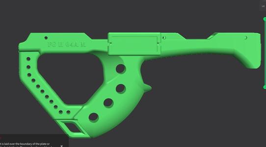 Type H Foregrip (reduced resin) FG H 04M for picatinny rail