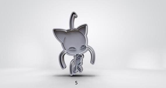 Plagg cookie cutter from miraculous ladybug