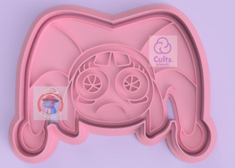 Pomni The Amazing Digital Circus cookie cutter (Pomni The Amazing Digital Circus cookie cutter)