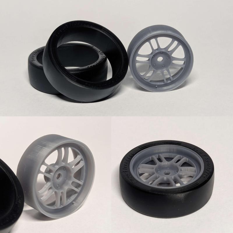 LDRC Drift Car RPF1 style wheels