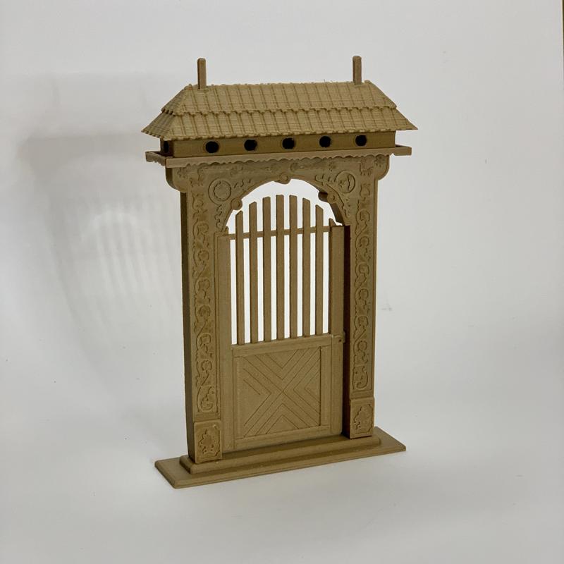 Traditional gate Székelykapu Transylvanian wooden gate