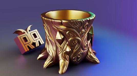 Fantasy Tree pot