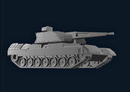 Leopard 1 with Rheinmetall skyranger 35
