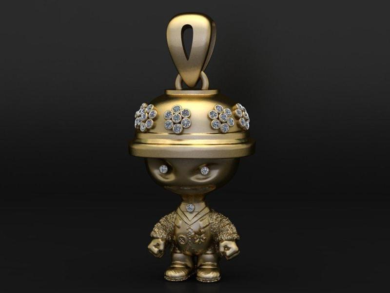 Cute Character Doll Pendant