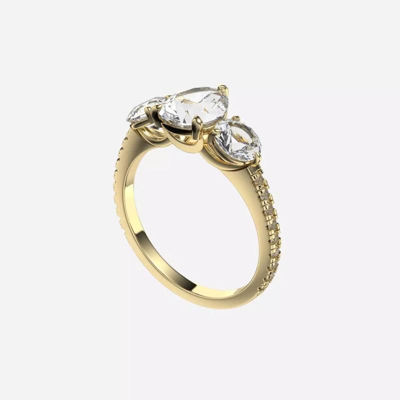 Three STONE Engagement Ring