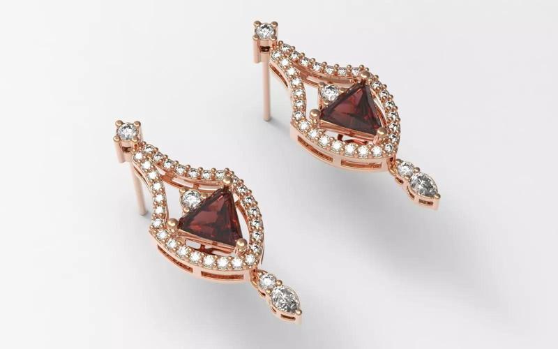 Triangle earrings