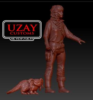 Star wars  outlaws Kay vess and Nix 3D print model