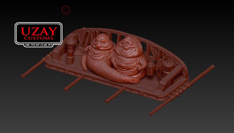 Star wars boba fett Hutt twins 3D print model