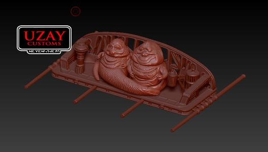 Star wars boba fett Hutt twins 3D print model