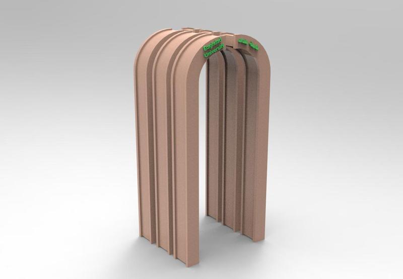 Baghdad University Gate 3D Model | نموذج ثلاثي الأبعاد لبوابة جامعة بغداد