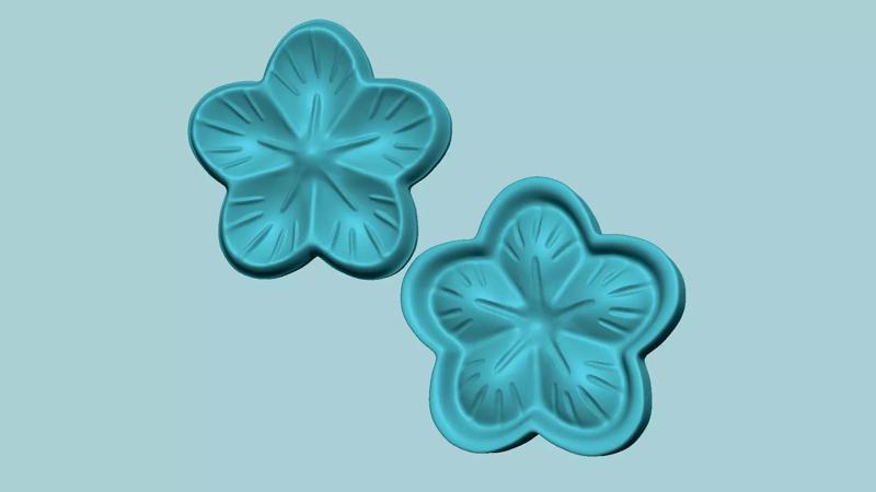 Striped Camellia - Molding Arrangement EVA Foam Craft