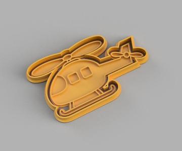 Helicopter cookie cutter