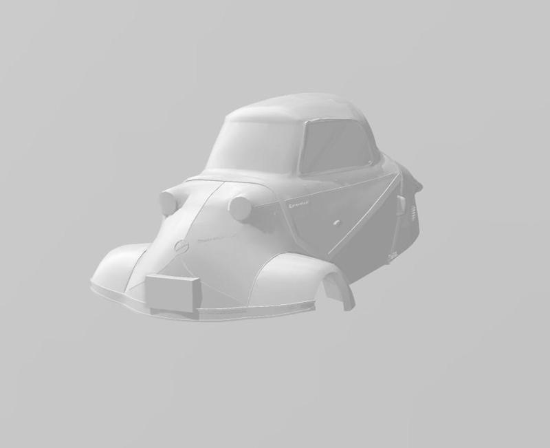 Messerschmitt KR200 Micro Car 1:24 & 1:25 Scale