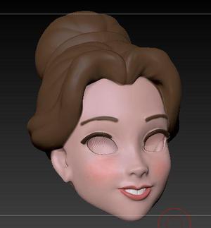 Bella Cabezón, Bella Helmet, Bella Head, Bella Mask, Bella 3D Print