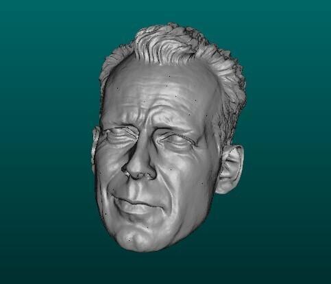 Bruce Willis Head 1:6