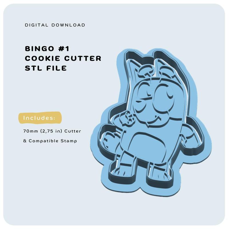 Cookie Cutter - Bingo #1 (Bluey Collection)