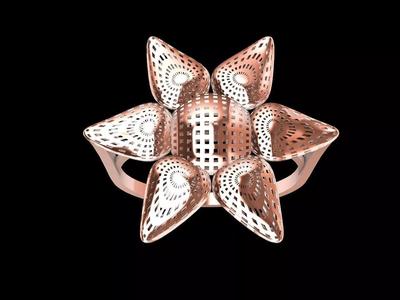 flower turkish ring stl verified
