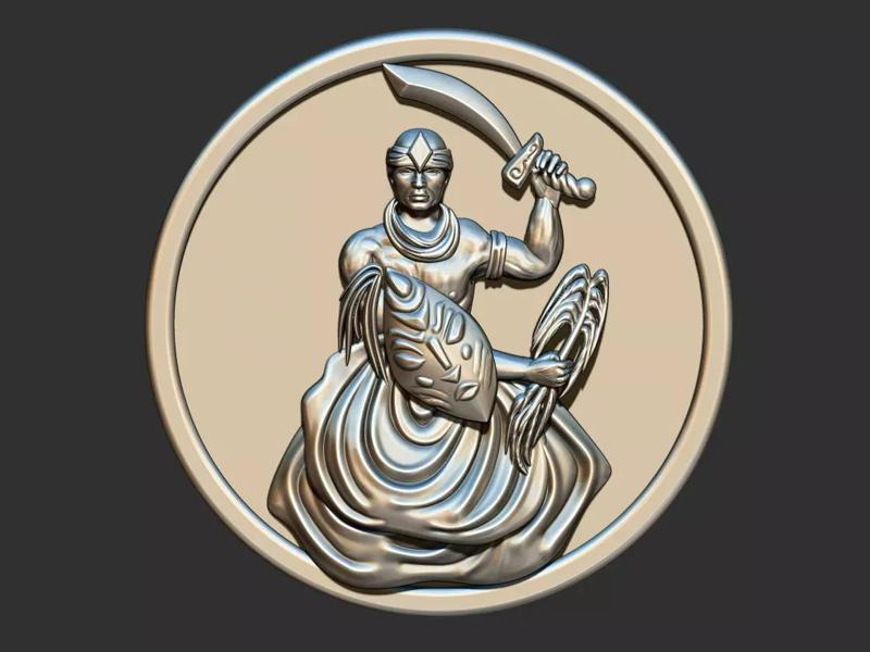 Ogum - Orixa Medal