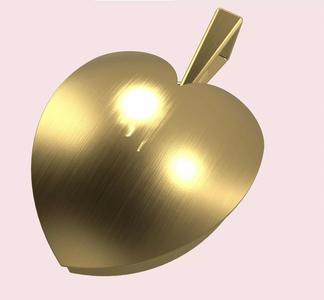 Double heart pendant