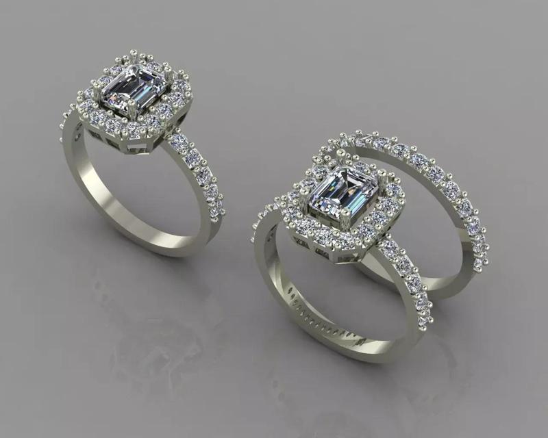 Emerald jewel ring