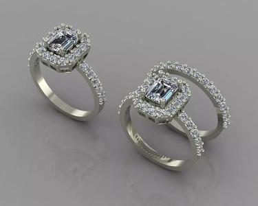 Emerald jewel ring